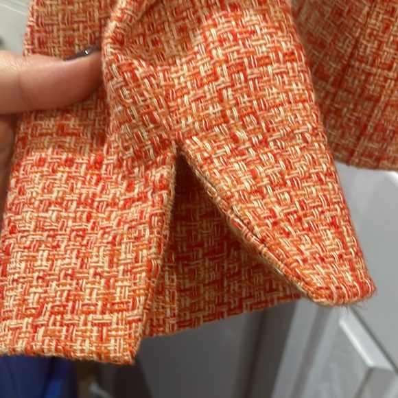 Orange tweed blazer - Picture 4 of 6
